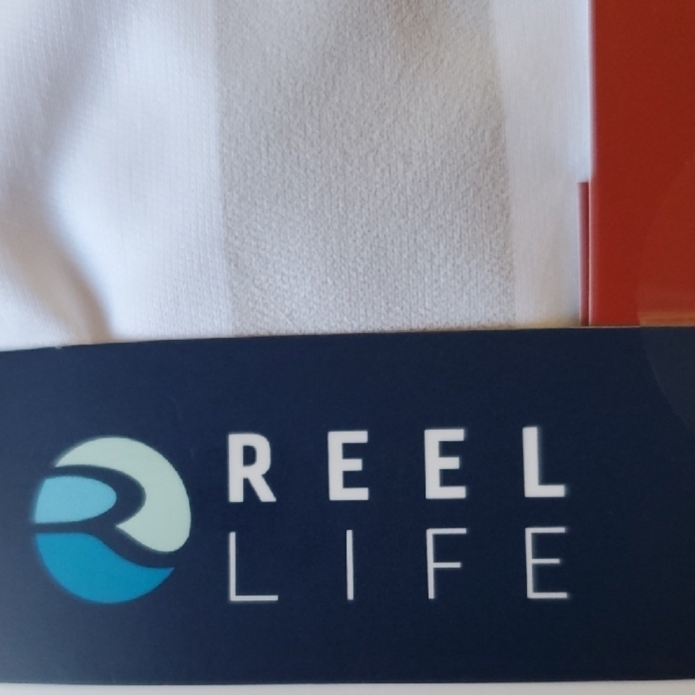 Reel Life Long Sleeve Shirt - White, Red, Blue - Picture 2 of 8